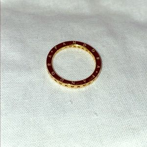 Size 6 gold plated pandora ring